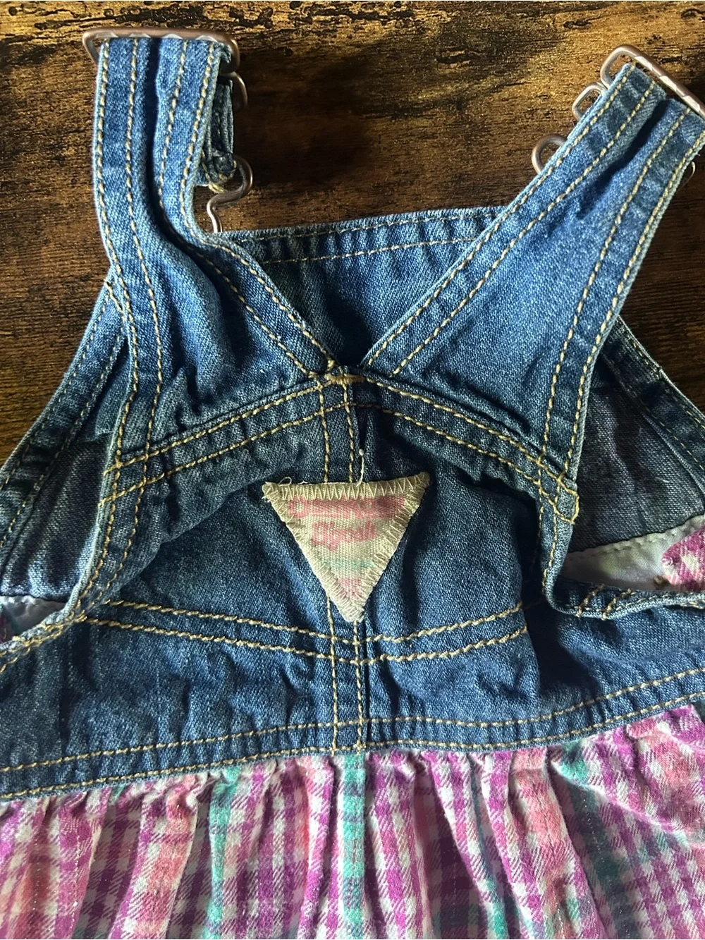 OshKosh B'gosh Bright Pink Baby Sweater with Butterfly Overall Dress